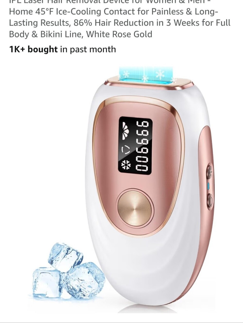 IPL Hair Removal Device - White